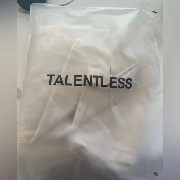 TALENTLESS Brand New Bone Wide-Leg French Terry Lounge Pant - Picture 3 of 4